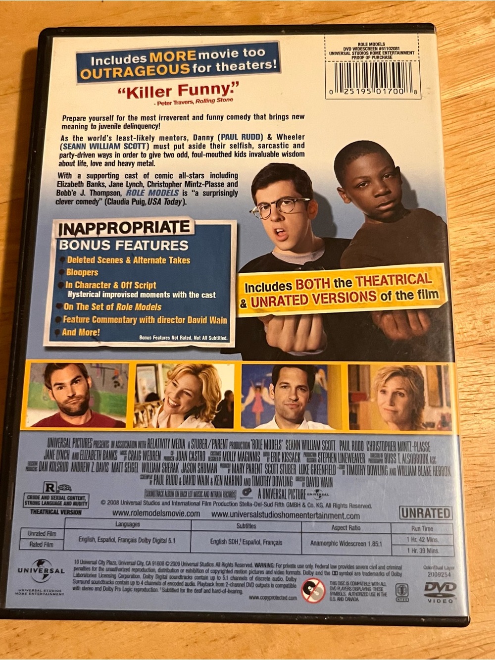 Role Models Unrated DVD - Picture 2 of 2